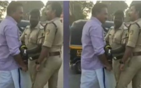 ഹെൽമെറ്റ് ധരിക്കാത്തത് ചോദ്യം ചെയ്ത് പൊലീസ് ഉദ്യോഗസ്ഥന് സി.പി.എം നേതാവിന്റെ ഭീഷണി