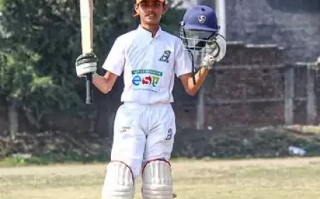 അണ്ടർ 14 ഇന്റർ സ്കൂൾ ഏകദിന ക്രിക്കറ്റ് ടൂർണമെൻറ്; വിസ്മയിപ്പിച്ച് പതിമൂന്നുകാരൻ