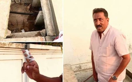 മെട്രോ നിർമ്മാണത്തിനു കമ്പി ഇല്ലാതെ കാന, ചോദ്യം ചെയ്തയാൾക്ക് കാന