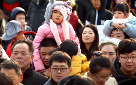 ജനനനിരക്ക് കുറയ്ക്കാനുള്ള നടപടികൾക്ക് ഫലം; ചൈനയില്‍ ജനസംഖ്യ കുറയുന്നു