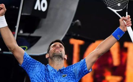 തിരിച്ചുവരവ് ഗംഭീരമാക്കി ജോക്കോവിച്ച്; ഓസ്ട്രേലിയൻ ഓപ്പണിൽ ആദ്യ റൗണ്ട് വിജയം