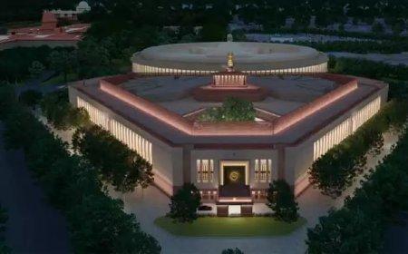 പാർലമെന്റ് മന്ദിരത്തിന്റെ രേഖാചിത്രങ്ങൾ പങ്കുവെച്ച് സർക്കാർ; ഉദ്ഘാടനം ഈ വർഷം മാർച്ചിൽ