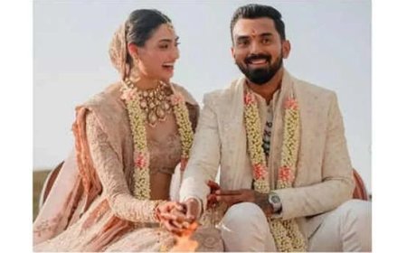 കെ.എൽ. രാഹുലും-ആതിയ ഷെട്ടിയും വിവാഹിതരായി