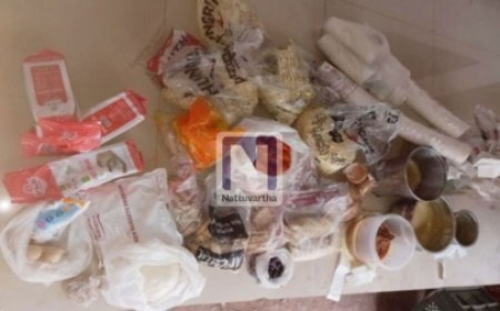 വടകരയിലെ കടകളിൽ പരിശോധന; പഴകിയ ഭക്ഷ്യവസ്തുക്കളും പ്ലാസ്റ്റിക് ഉൽപ്പന്നങ്ങളും പിടികൂടി