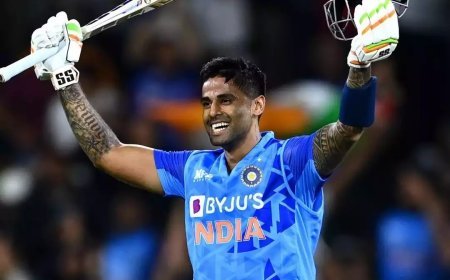 ട്വന്റി20 ക്രിക്കറ്റ്; 2022ലെ മികച്ച പുരുഷ താരം സൂര്യകുമാർ യാദവ്