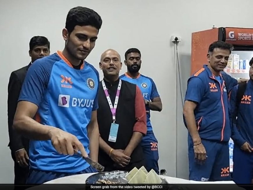 Shubman's 'Double Celebration' With Teammates After Special Knock