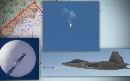 ചൈനീസ് ചാര ബലൂൺ; വെടിവെച്ച് വീഴ്ത്തി അമേരിക്കൻ സൈന്യം