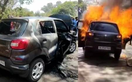 കണ്ണൂർ കാര്‍ അപകടം; തീപിടുത്തമുണ്ടായത് ഷോര്‍ട്ട്‌സര്‍ക്യൂട്ട് മൂലമെന്ന് അന്വേഷണസംഘം