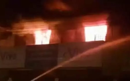 പാലക്കാട് ടയര്‍ ഗോഡൗണില്‍ വന്‍ തീപിടിത്തം; അഞ്ച് മണിക്കൂറിന് ശേഷം തീ നിയന്ത്രണ വിധേയമാക്കി