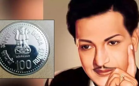 സേവനങ്ങൾക്കുള്ള അംഗീകാരം; എൻടിആറിന്റെ ചിത്രവുമായി 100 രൂപ നാണയം