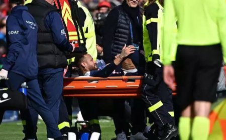 ലീഗ് മത്സരത്തിനിടെ നെയ്മറിന് പരിക്ക്;  പിഎസ്ജി ആശങ്കയിൽ