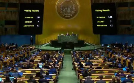 ഉക്രൈൻ ശാശ്വത സമാധാന പ്രമേയ വോട്ടെടുപ്പ്;  വിട്ടുനിന്ന് ഇന്ത്യ