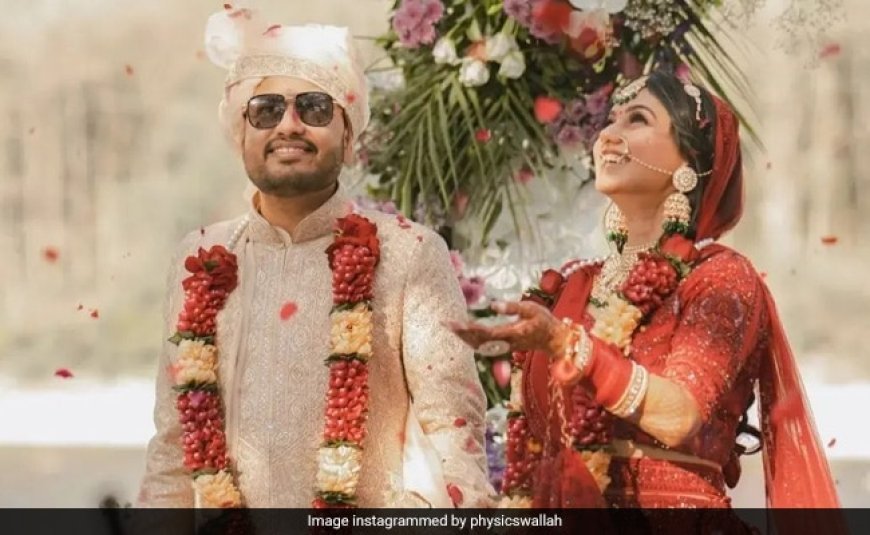 PhysicsWallah Founder Alakh Pandey Marries Shivani Dubey, Shares Pics