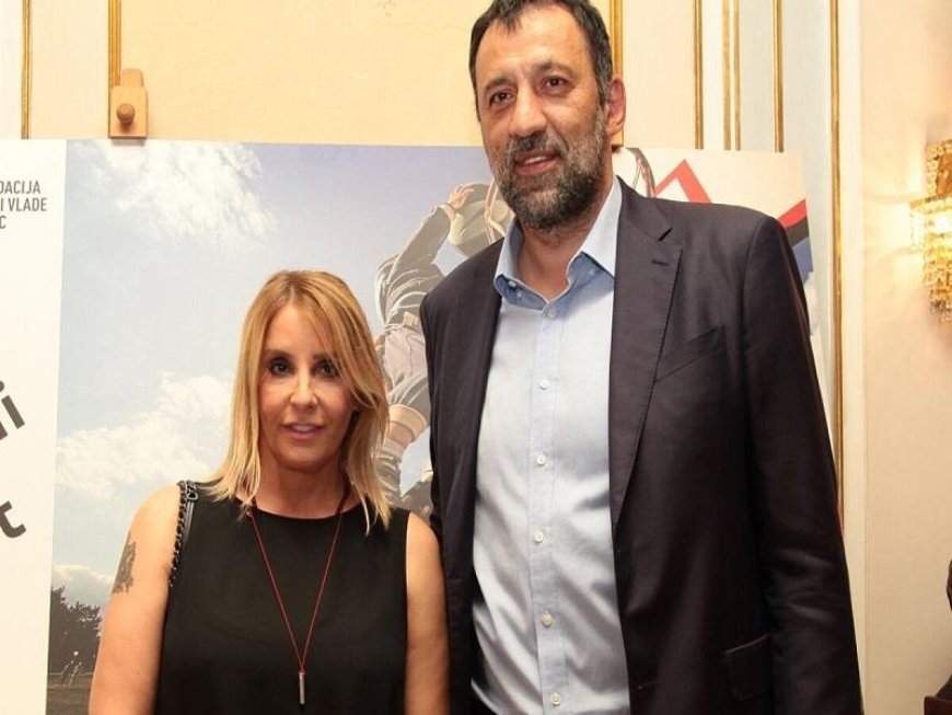 Vlade Divac and Snezana Divac