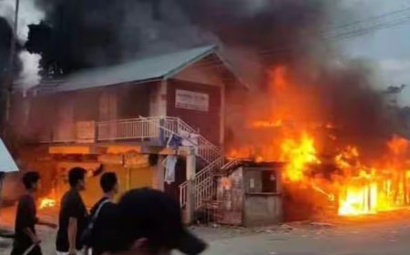 Manipur Violence: Union Minister Rajkumar Ranjan Singh's House Set On Fire In Imphal By Miscreants