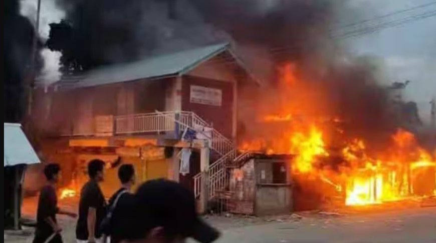 Manipur Violence: Union Minister Rajkumar Ranjan Singh's House Set On Fire In Imphal By Miscreants