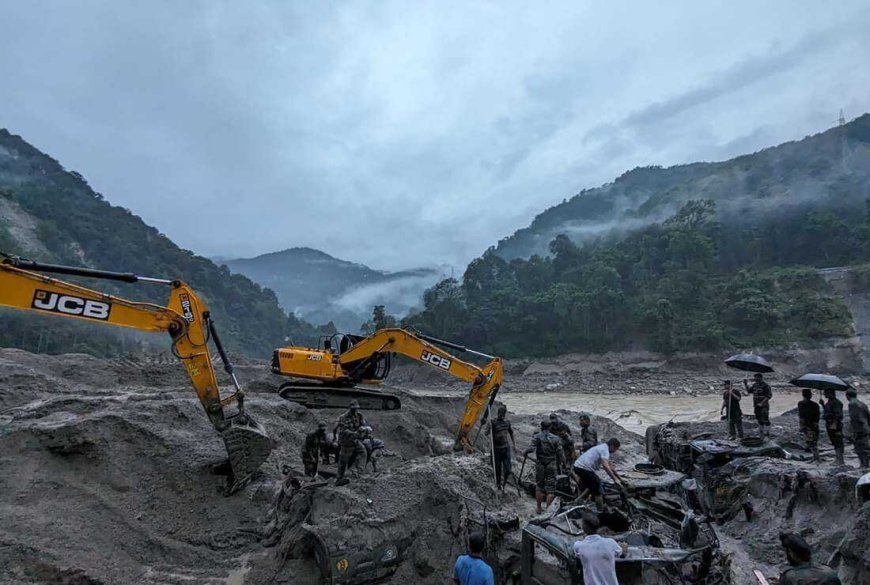 14 die in flash floods in India's eastern Himalayas