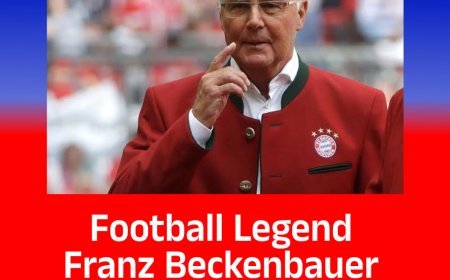 Football Legend Franz Beckenbauer Is No More