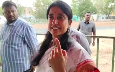 Polling begins in AP with Jagan, Naidu casting their votes early