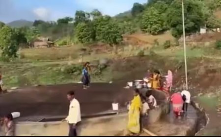 Water Crisis Forces Maharashtra Village To Scramble For Last Drops In Dirty Well