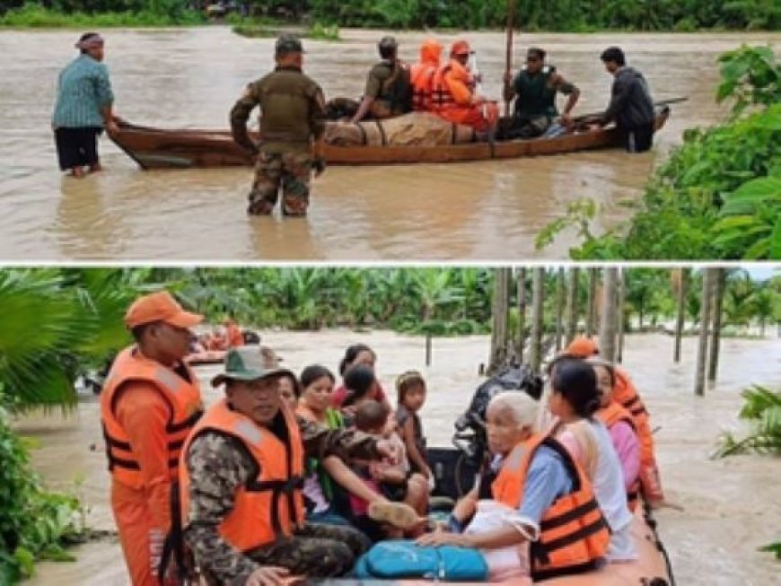 Flood situation in Assam remains critical, 8 more deaths, 23 lakh still affected