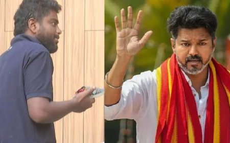 मलयाली युवक ने विजय के घर पर जूते फेंके; स्पष्टीकरण: राजनीति में प्रवेश के विरुद्ध चेतावनी देने के लिए