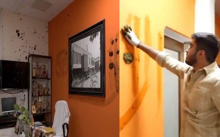 'Principal's dung experiment to reduce classroom heat', instead of a substitute; Student Union smears dung in Principal's office room