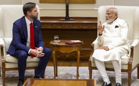 अमेरिकी उपराष्ट्रपति जेडी वेंस ने पीएम मोदी से की मुलाकात, व्यापार समझौते पर रही चर्चा