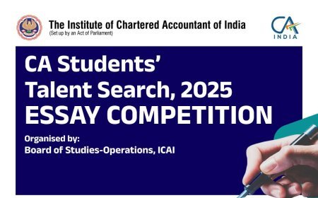 CA Students’ National Talent Search Essay Competition: Fostering Excellence and Creativity