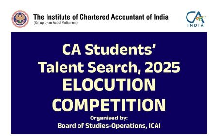 CA Students' National Talent Search: Elocution Competition 2025 Announced