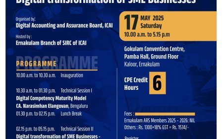 ICAI Hosts One-Day CPE Seminar on Digital Transformation and Business Growth in Ernakulam