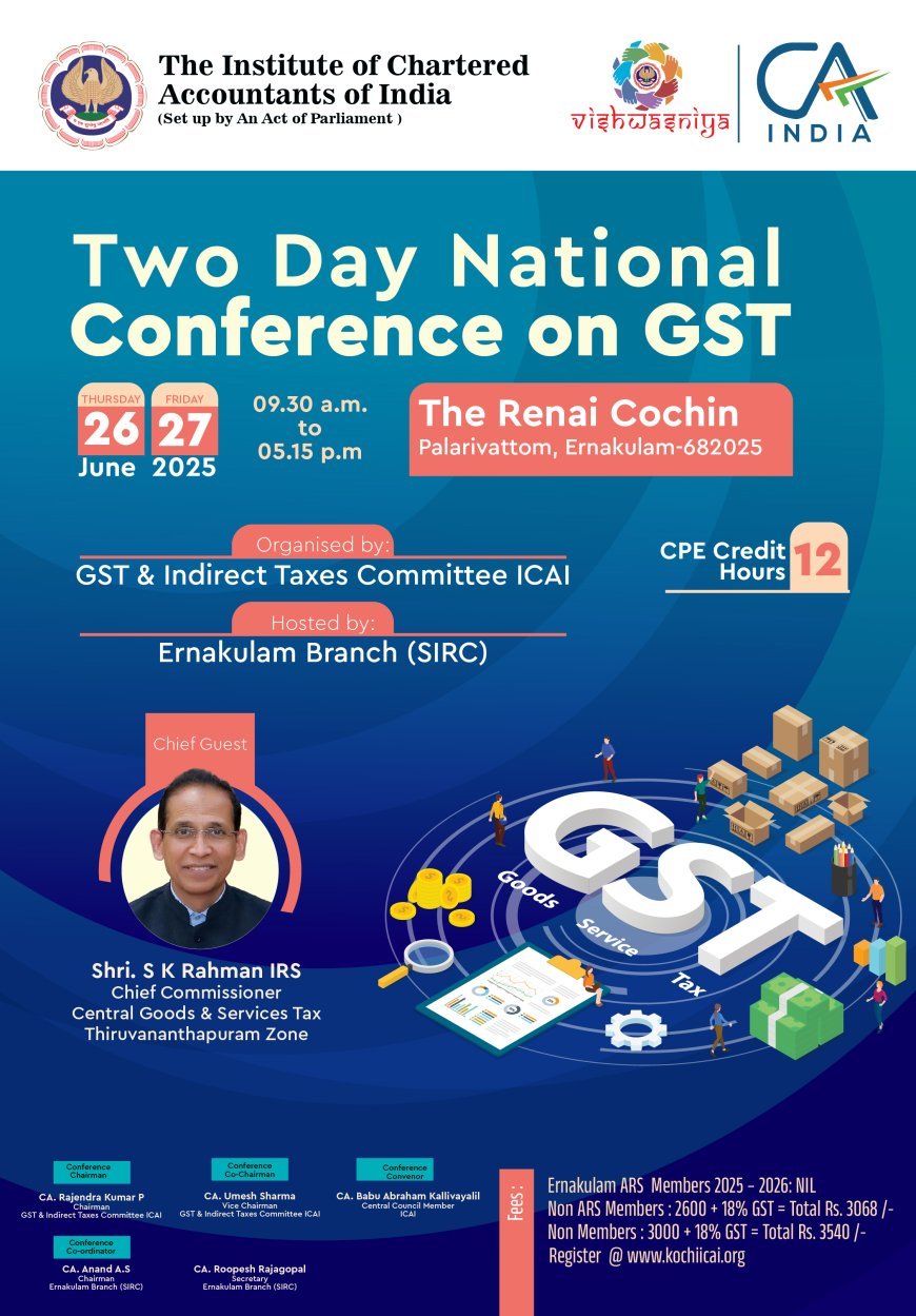 National GST Conference 2025: A Must-Attend Event for Taxation Professionals