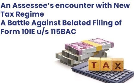 An Assessee’s encounter with New Tax Regime : A Battle Against Belated Filing of Form 10IE u/s 115BAC