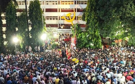 Crowds gather to meet his beloved comrade; Public viewing at Durbar Hall, traffic restrictions in Punnapra in the afternoon
