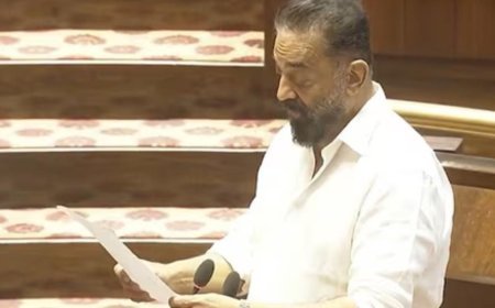 Kamal Haasan takes oath as Rajya Sabha MP, actor makes his debut in Parliament