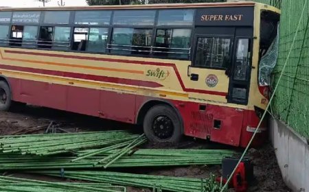 KSRTC bus crashed into a road underpass in Cherthala; 28 people injured: Kerala