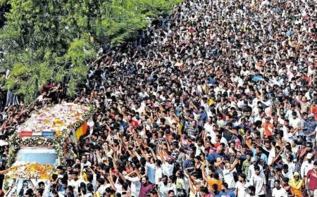 Subeen Garg's funeral procession in Limca Book; World's fourth largest funeral procession