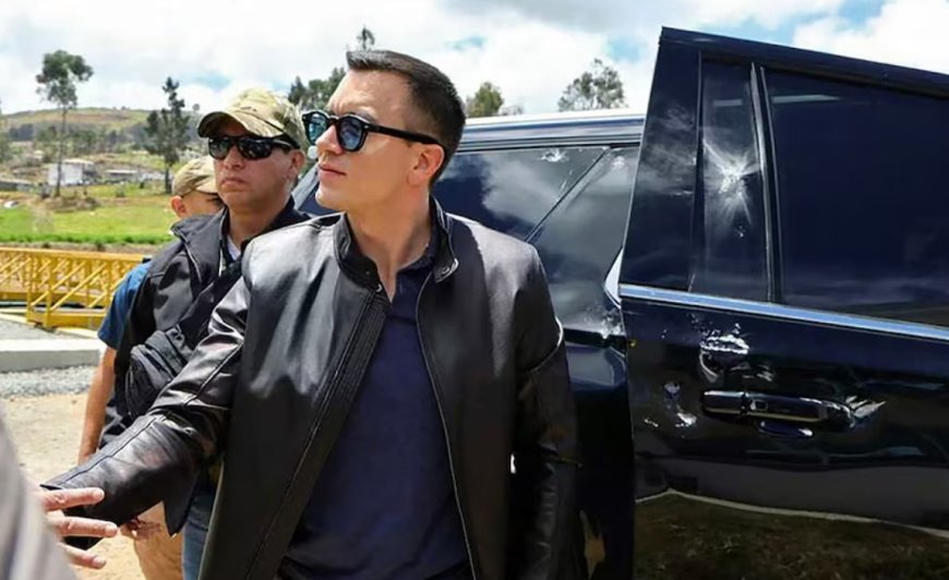 Diesel subsidy stopped: Assassination attempt on Ecuadorian President, car blocked and shot; Arrest - Assassination Attempt | Ecuadore President Daniel Noboa