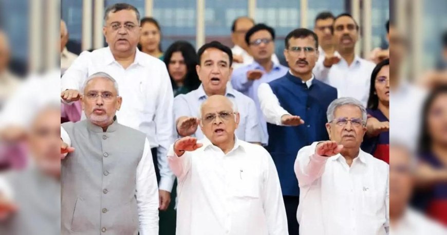 Gujarat cabinet resigns en masse; all ministers except the Chief Minister have resigned