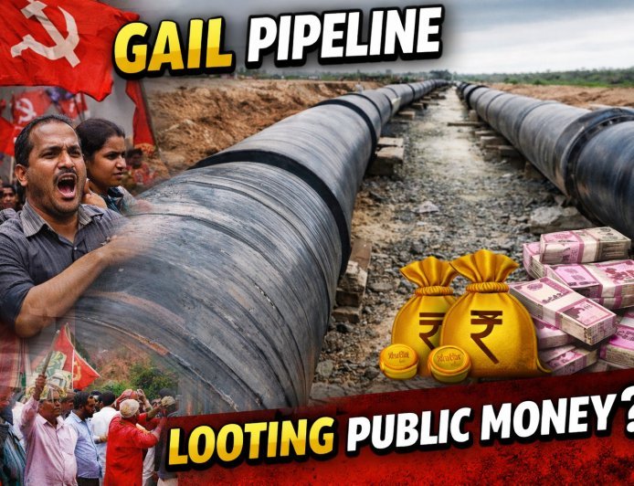 Detailed List of Political Protests Against the GAIL Pipeline Project in Kerala