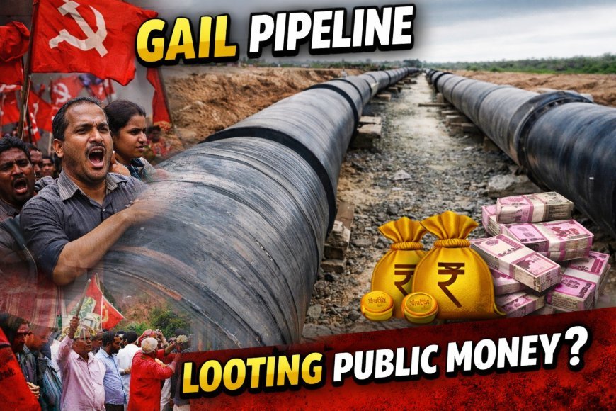 Detailed List of Political Protests Against the GAIL Pipeline Project in Kerala