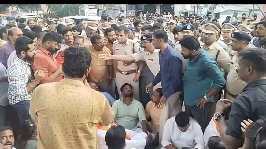 Ganesh pandal: Chicken piece sparks tension in Saidabad