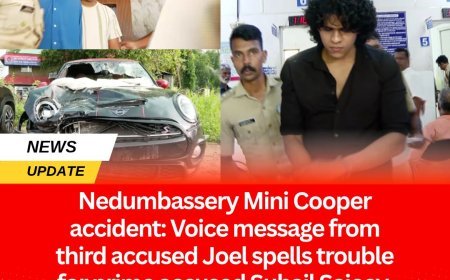 Nedumbassery Mini Cooper accident: Voice message from third accused Joel spells trouble for prime accused Suhail Sajeev.