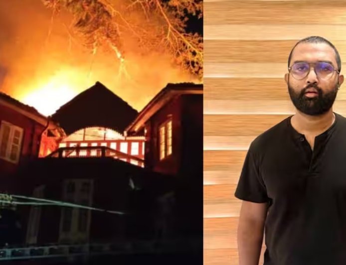 Arson in front of the Kochi Synagogue: Investigation extended to the fire at Koder House; indications of international terror links found on phone.