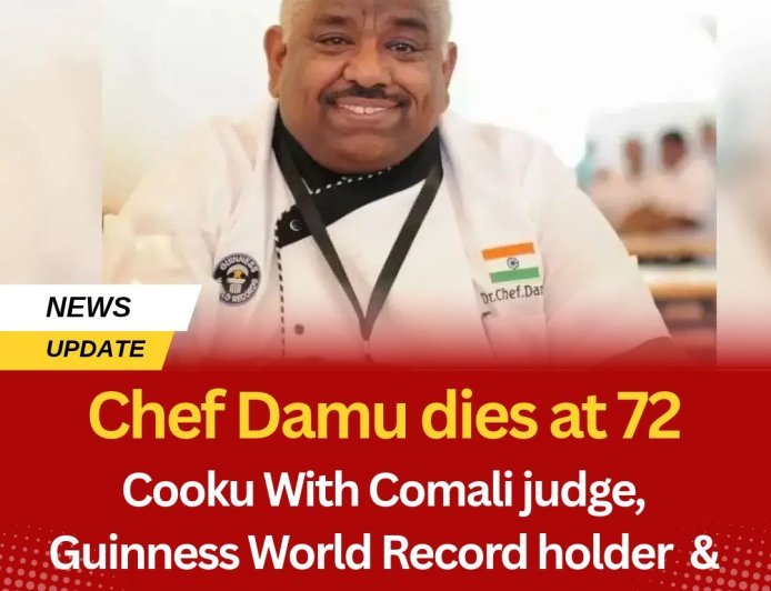 Chef Damu dies at 72; Cooku With Comali judge, Guinness World Record holder and Padma Shri-winning Tamil chef