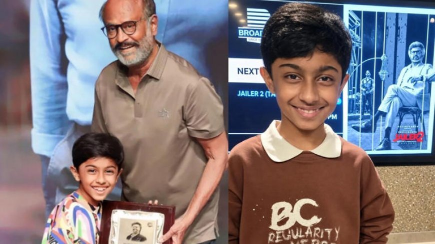 Who is Rithvik Jothi Raj? Meet Rajinikanth’s grandson in Jailer 2, a software company co-founder at 13